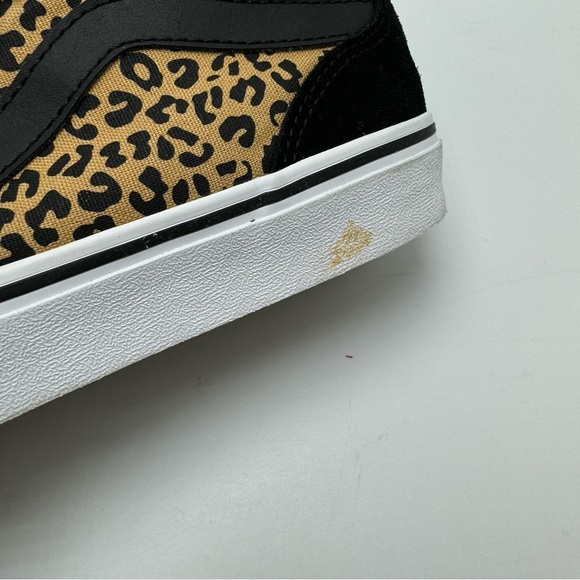 Vans Sk8 Hi Tapered Sneaker Leopard Print High Top Skate Shoe Size 7 - Picture 6 of 10